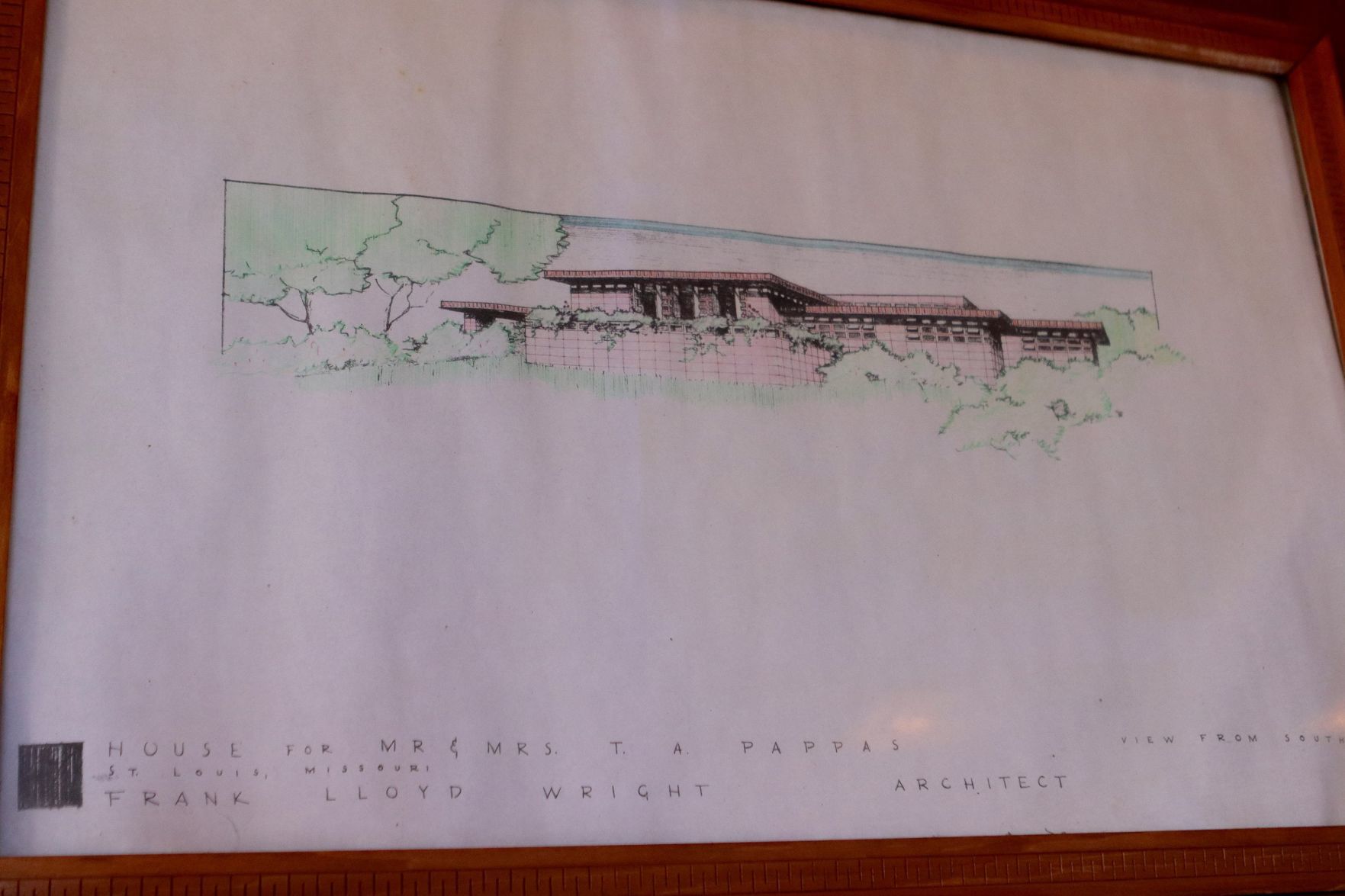 Frank Lloyd Wright home in Town & Country